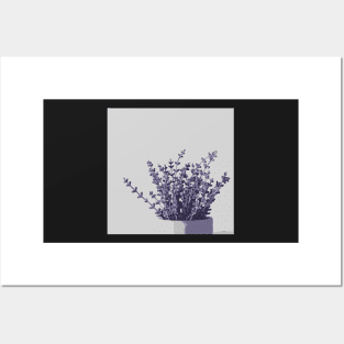 Flower lavender elegant nature violet Posters and Art